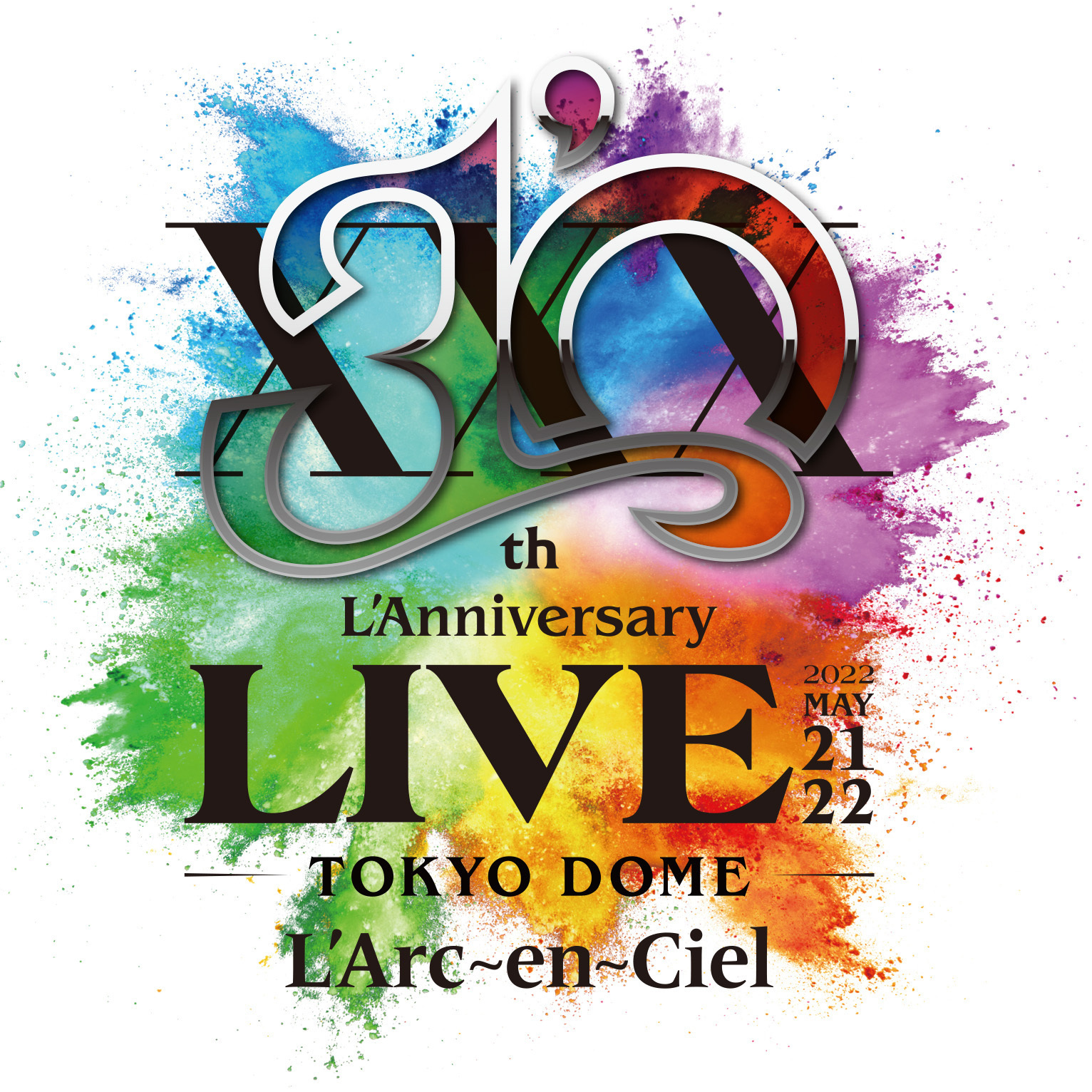 L'Arc～en～Ciel「30th L'Anniversary LIVE」グッズサイト オープン